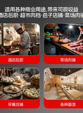 商用全自动不锈钢绞肉机大功率多功能可灌肠肉馅机台式绞馅机