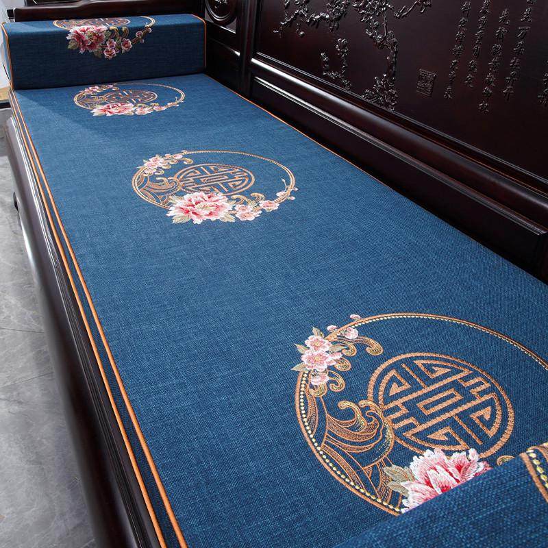 红木沙发坐垫抱枕四季通用海绵防滑国风罗汉床中式套罩防滑沙发垫,淘宝优惠券,粉丝福利购,淘宝优惠卷