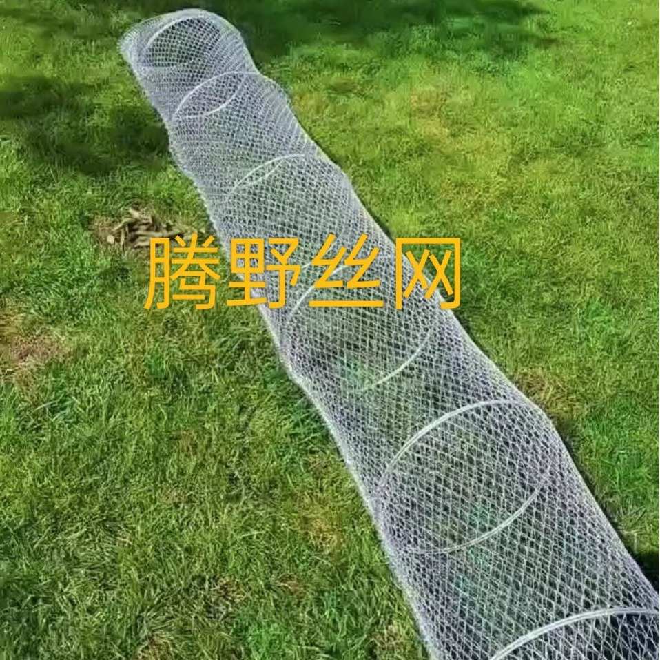 松鼠跑道跑笼网松鼠彩色热镀锌铁丝网养殖勾花网菱形包塑网格片 - 图1