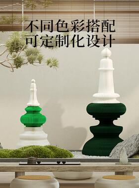 十八纸艺术装饰展会展览婚庆舞台氛围布置商场前台摆件千层塔装置