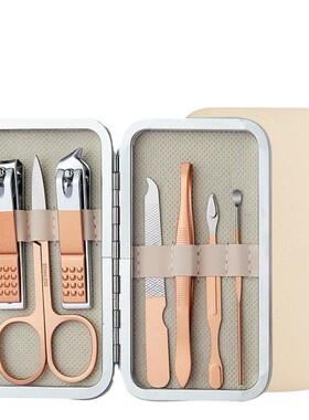 指甲钳玫瑰金指甲刀美甲工具