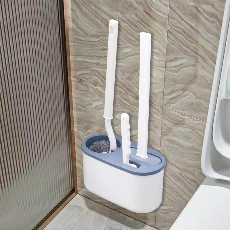 Creative Silicone Toilet Toilet Plastic Wall Mounted Wire Brush