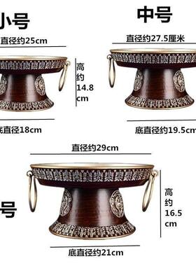 藏式水果盘肉盘家居摆饰民族风
