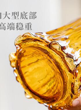 富贵竹专用花瓶CFP摆件大号客厅高地级桌面插木花雪柳马醉落感摆