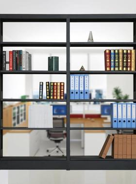 钢制书架转印单双面书架学校阅览室书架档案资料架书店图书架