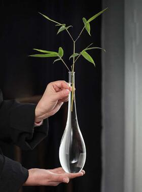 海鲜姿造装饰花瓶干冰瓶日式陶瓷瓶摆件印花装饰瓶高档刺身装饰品