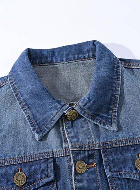 M 23818 Men's Sleeves Denim Vest 韩版牛仔马甲