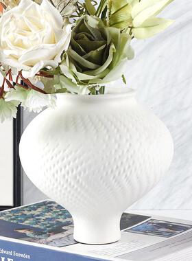 ins北欧风干花花瓶摆件客厅插花民宿服装店高级感艺术花器装饰品