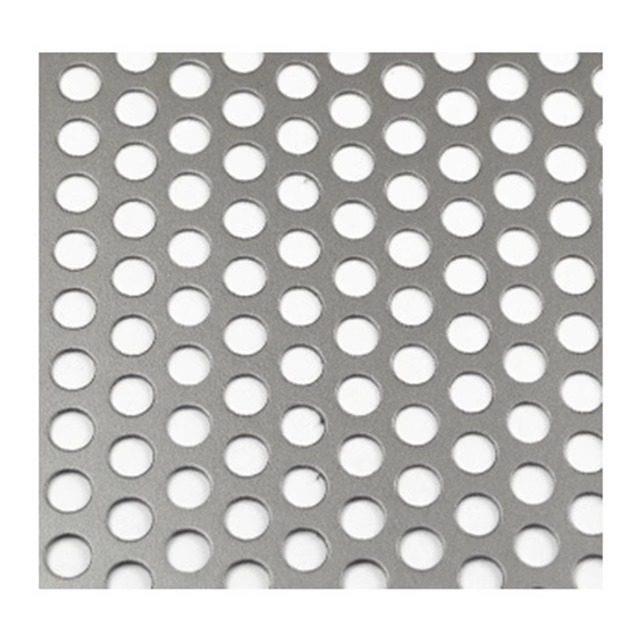 Thickened 304 stainless steel perforated mesh plate anti-fall perforated plate sewer floor drain filter hole metal plate