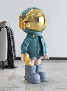 大型宇航员落地摆件客厅电视柜旁边太空人家居装饰品乔迁新居礼品