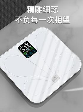 ITO测脂蓝牙体脂秤10g分度值双模称重电子体重秤大秤面VA大屏