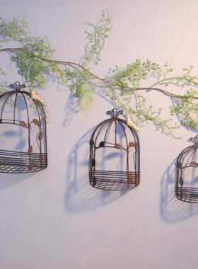 鸟笼铁饰品幼儿园森林户外装饰公园微景观屋走廊庭院花园布局