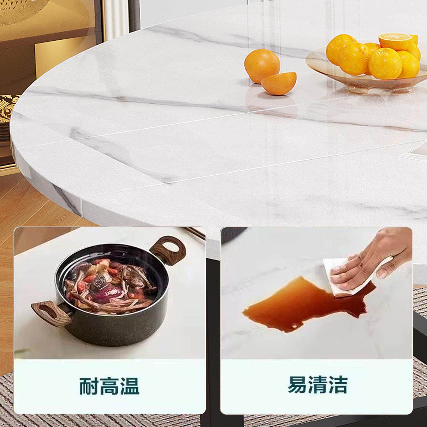 折叠餐桌家用吃饭简易可移动小圆桌小户型出租房饭桌2025新款桌子,淘宝优惠券,粉丝福利购,淘宝优惠卷