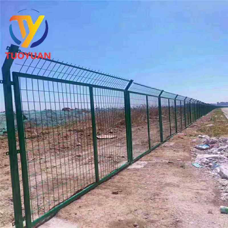 厂家供应铁路护栏高速桥下防护栅栏金属网片桥梁钢丝网围栏 - 图2