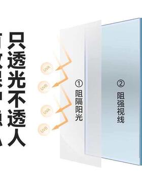 磨砂玻璃专用贴纸玻璃窗贴水波纹玻璃贴纸浴室带胶隐私厕所阳台遮