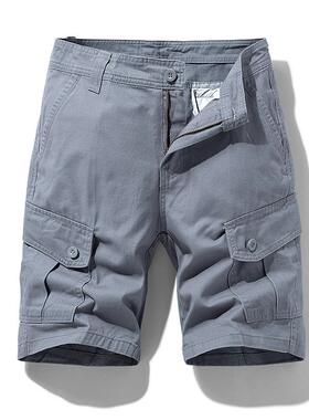 Men's workwear shorts with multiple pockets for outdoor