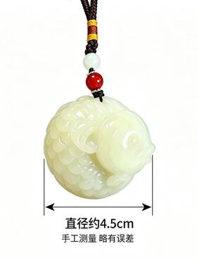 年年有鱼锦鲤鱼手把件家居桌面装饰品送朋友生日礼物茶宠创意礼品