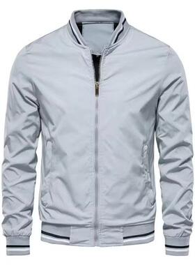 Bomber Jacket Mens Casual Baseball Jackets for Men Coat 夹克