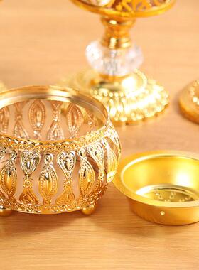 欧式时尚中东金属工艺摆饰香炉居家简约檀香阿拉伯薰香摄影装饰