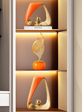 轻奢高档代家居新子厅电现视柜酒柜入门玄关摆TYS件装客饰品房工