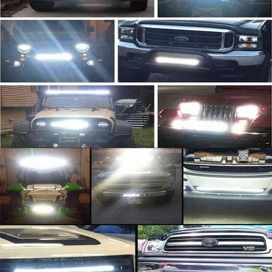 汽车长条灯led射灯超薄中网远近光超亮货车12伏24v杠灯越野车顶灯,淘宝优惠券,粉丝福利购,淘宝优惠卷