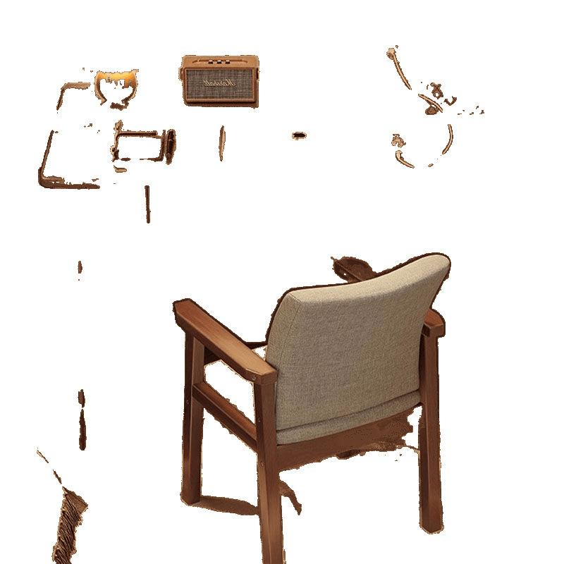 All solid wood narrow desk home bedroom simple office desk computer table small apartment home children's study table and chairs