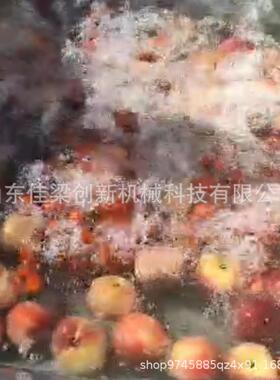 多功能果蔬气泡清洗机净菜加工红枣菠菜白菜连续式清洗厂家直供