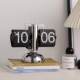 Creative Internet celebrity mechanical automatic page-turning clock digital table clock clock entrance clock living room simple ornaments table
