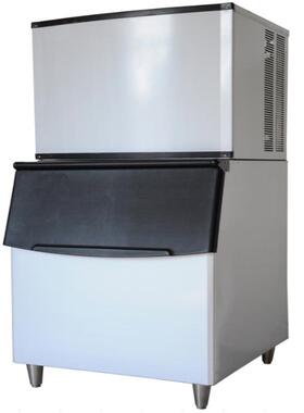 新款500kg冰粒机商用酒吧KTV咖啡店方冰机制冰机厂家