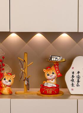 潮件福国袋马入户玄关钥匙收纳摆客厅饰家居D-RCGCM-新房装品乔迁