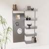 Metal perforated plate storage rack wall free combination display rack creative wall-mounted display rack wall decoration