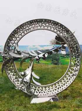 wyt714-0不锈钢市绿地园小品雕塑创造型大摆件 景观户意林外城工