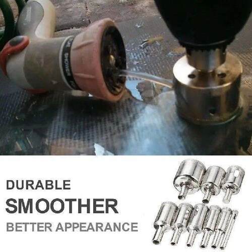 10 Pcs Tile Marble Glass Ceramic Hole Saw Drilling Bits - 图1