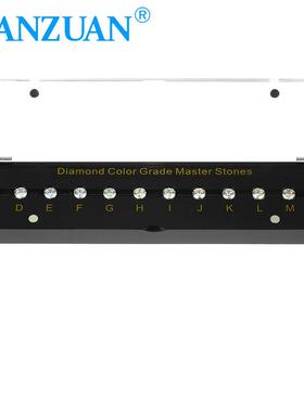 标准锆石4C比色石比大小石比净度石比切工石裸石比对教学工具
