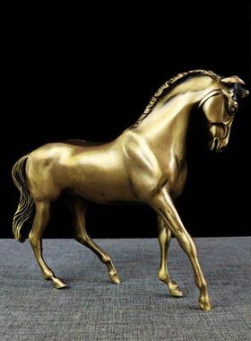 铜马风水摆件纯铜站马摆件马来成功工艺之家开幕礼品装饰生肖