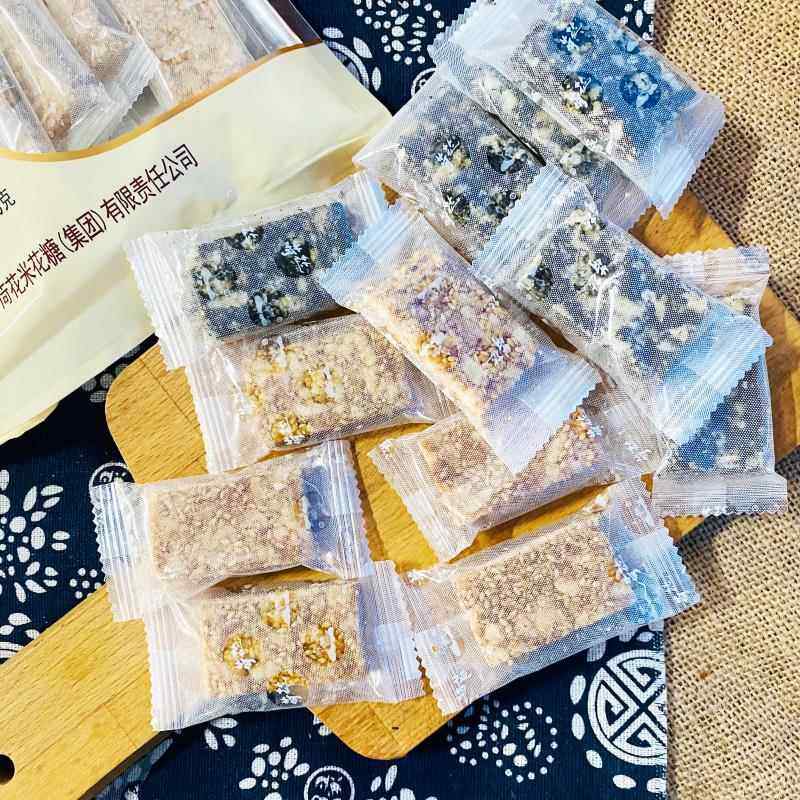 重庆特产江津荷花牌珍珠麻片130g 黑白芝麻块糖休闲零食糕点小吃,淘宝优惠券,粉丝福利购,淘宝优惠卷