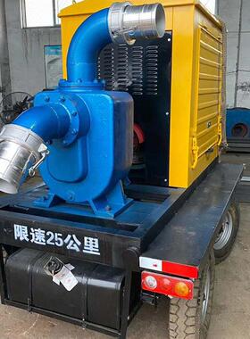供应四轮柴油泵车  雨季防汛抗洪抽水泵 自吸排涝泵