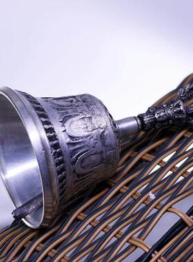 金刚铃杵尼泊尔股五手工法器纯铜法铃铛用品藏传摇铃佛摆件进口具