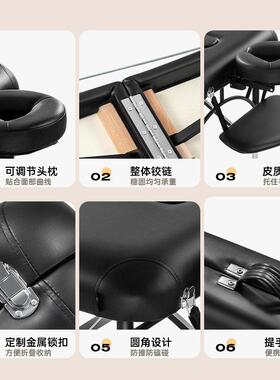 凯伦诗折叠按摩床中医推拿按摩床美容床按摩理疗床手提折叠可携式