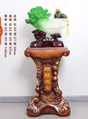 大号铺白F9566978菜落玉白菜件家地居工艺礼品送公司店乔迁摆庆典