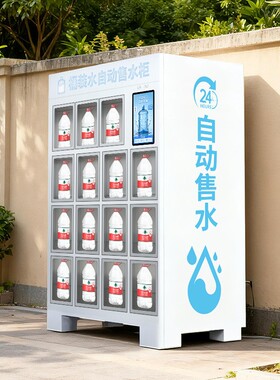 智能桶装水自动售水柜无人看守扫码取水大容量高效补货工厂直售