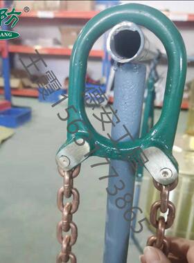 防爆油桶吊钳吊钩子吊具吊夹起重钳叉车卸铁桶铜夹子双链条挂钩
