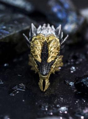 《怪物猎人:崛起》雷狼龙吊坠项链灵动可动游戏动漫周边锁骨链