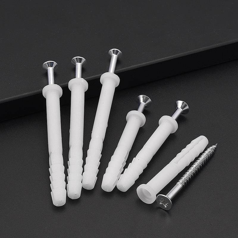 膨胀管M8塑料胀塞橱柜吊柜膨胀螺丝胶粒白色墙塞胀塞胶塞涨塞螺栓,淘宝优惠券,粉丝福利购,淘宝优惠卷