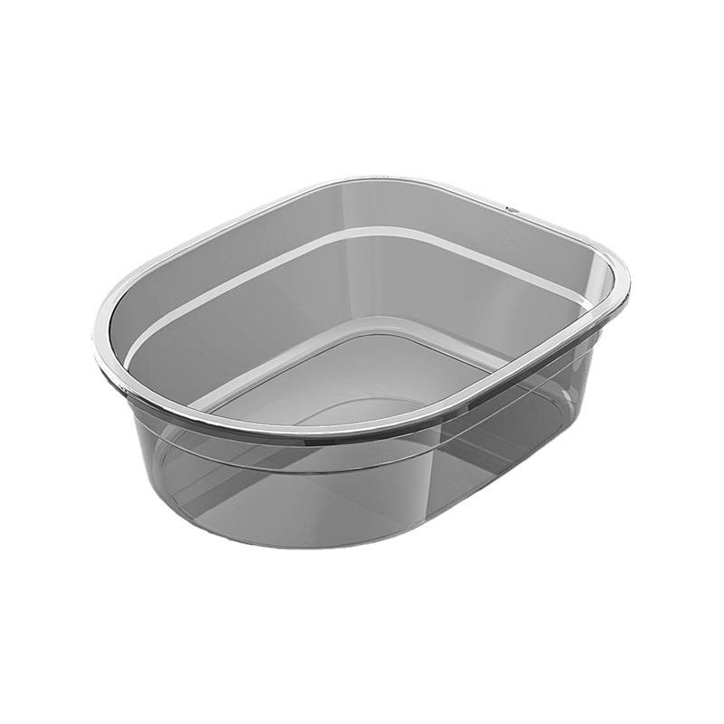 洗衣盆塑料盆加厚特大号洗脚盆学生宿舍长方形加深水盆家用泡脚桶 - 图3