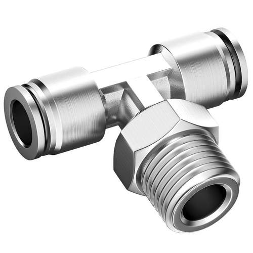 304不锈钢快插T型气管接头气动快速内螺纹三通PBF6/8/10-01/02/3 - 图3