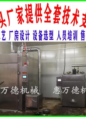 熏豆腐干香干烟熏炉 红肠小肚烟熏炉 诸城烟熏机生产厂家