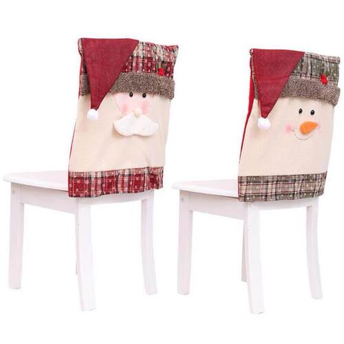 Christmas Home chair cover Decoration of hotel elderly chair - 图2
