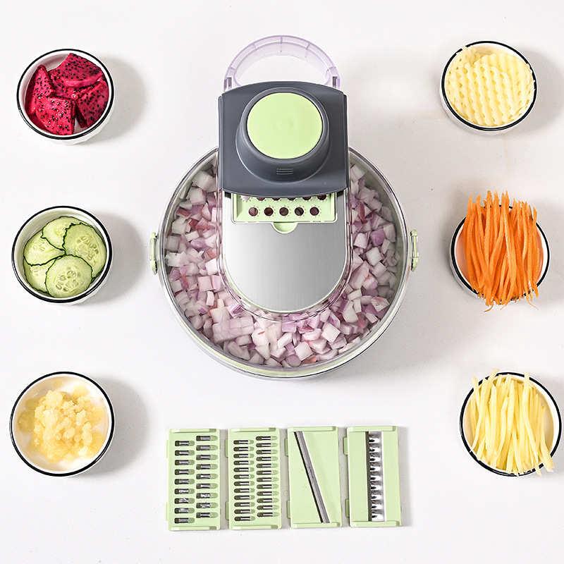 Kitchen artifact multi-functional vegetable cutter dicer grater shredder meal kitchen supplies slicer multi-purpose