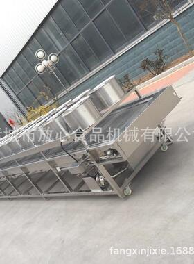 食品厂专用摊凉机豆皮蚕蛹油炸小龙虾摊晾机sus304不锈钢